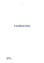 Konspekts 'Valodas stili', 1.