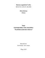 Eseja 'Uzņēmējdarbības vides aktualitātes - kvalificētu darbinieku trūkums', 1.