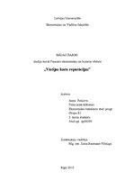 Referāts 'Vācijas kara reparācijas', 1.