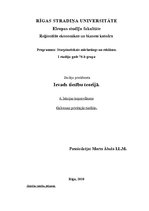 Konspekts 'Galvenais privātajās tiesībās', 1.