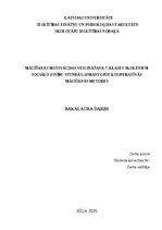 Diplomdarbs 'Mācīšanās motivācijas veicināšana 7. klases skolēniem sociālo zinību stundās, iz', 1.