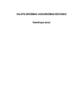 Referāts 'Drošības iestādes Latvijā', 1.