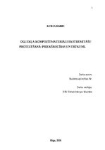 Referāts 'Oglekļa kompozītmateriāli ekstremitāšu protezēšanā: priekšrocības un trūkumi', 1.
