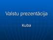Prezentācija 'Kuba', 1.