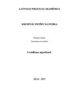 Referāts 'Uzrādīšana atpazīšanai', 1.