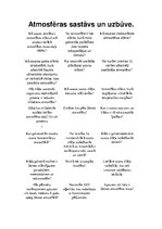 Konspekts 'Atmosfēras sastāvs un uzbūve', 1.