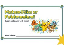 Paraugs 'Matemātika ar Pokēmoniem', 1.