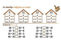Paraugs 'Matemātika ar Pokēmoniem', 3.