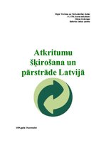 Referāts 'Atkritumu apsaimniekošana', 1.