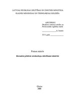 Prakses atskaite 'Jūrmalas pilsētas notekūdeņu attīrīšanas iekārtas', 1.
