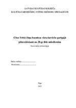 Referāts 'Cēsu Svētās Jāņa baznīcas vieta latviešu garīgajā pilnveidošanā no 20.gs. līdz m', 4.