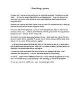 Eseja 'Describing a Person', 1.