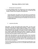 Eseja 'Raiņa lugas "Indulis un Ārija" analīze', 1.