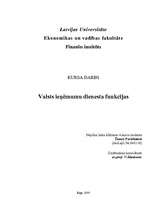 Referāts 'Valsts ieņēmumu dienesta funkcijas', 1.