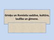 Prezentācija 'Grieķu un romiešu sadzīve, kultūra, laulība un ģimene', 1.