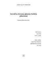 Referāts 'Inovatīvas ierosmes ģimenes budžeta plānošanai', 1.