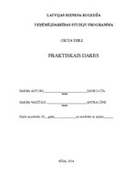 Referāts 'Uzņēmuma X raksturojums', 1.