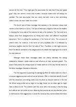 Referāts 'Media and Violence', 3.