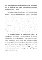 Referāts 'Media and Violence', 5.