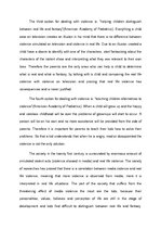 Referāts 'Media and Violence', 7.