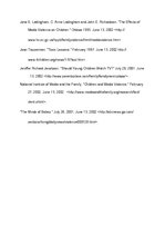 Referāts 'Media and Violence', 10.