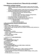 Konspekts 'Atbildes komunikācijas socioloģijas eksāmenam', 1.