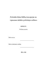 Referāts 'Politiskās ētikas būtība, koncepcijas un izpausmes dažādos politiskajos režīmos', 1.