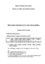 Konspekts 'Bīstamās iekārtas un to uzraudzība - zemējuma iekārtas aprēķins', 1.