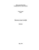 Referāts 'Resursu cenas Latvijā', 1.