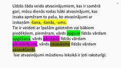 Prezentācija 'Vārdu krājuma vēsturiskais mainīgums', 15.