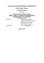 Referāts 'Socioloģisks pētījums - brīvā laika pavadīšanu ietekmējošie faktori Jelgavas pil', 1.
