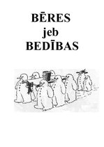 Referāts 'Bēres jeb bedības', 1.