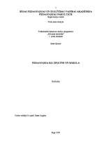 Referāts 'Pedagoģija kā zinātne un māksla', 1.
