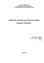 Eseja 'Sabiedrisko attiecību loma vides aizsardzības kampaņā "Skābeklis"', 3.