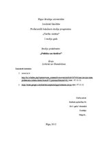 Eseja 'Lobisms un likumdošana', 1.