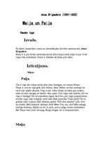 Eseja 'Maija un Paija', 1.