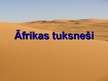 Prezentācija 'Āfrikas tuksneši', 1.