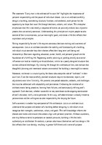 Eseja 'Designing One’s Destiny: The Architecture of Life', 1.