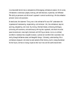 Eseja 'Designing One’s Destiny: The Architecture of Life', 3.