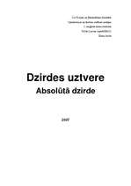 Referāts 'Dzirdes uztvere. Absolūtā dzirde', 1.