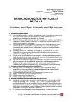 Paraugs 'Darba aizsardzības instrukcija būvdarbu vadītājam, būvdarbu vadītāja palīgam', 1.