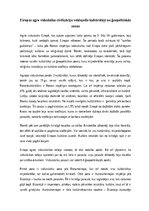 Eseja 'Eiropas agro viduslaiku civilizāciju veidojošie kultūrslāņi un ģeopolitiskās zon', 1.