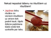 Prezentācija 'Pasaules valstu neparastākās ēšanas tradīcijas', 10.