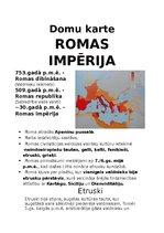 Konspekts 'Romas Impērija', 1.