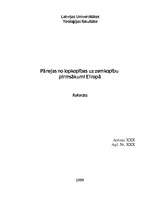 Referāts 'Pārejas no lopkopības uz zemkopību pirmsākumi Eiropā', 1.