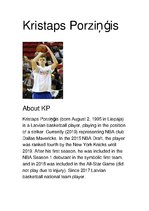 Konspekts 'Kristaps Porziņģis', 1.