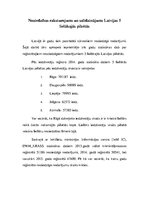 Konspekts 'Noziedzības raksturojums un salīdzinājums piecās Latvijas lielākajās pilsētās', 1.