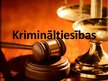 Prezentācija 'Krimināltiesības', 1.