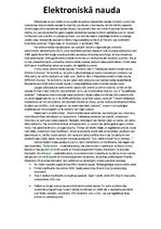 Eseja 'Elektroniskā nauda', 1.