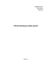 Eseja 'Cilvēku klonēšanas ētiskie aspekti', 1.